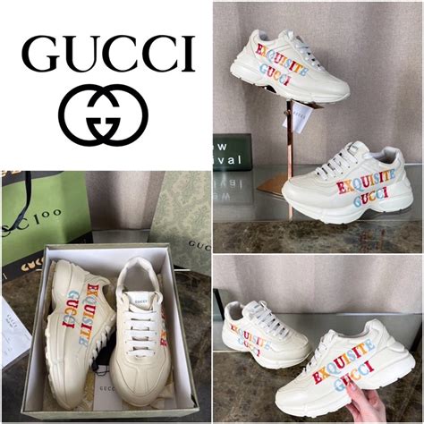 Women's Rhyton Exquisite Gucci sneaker